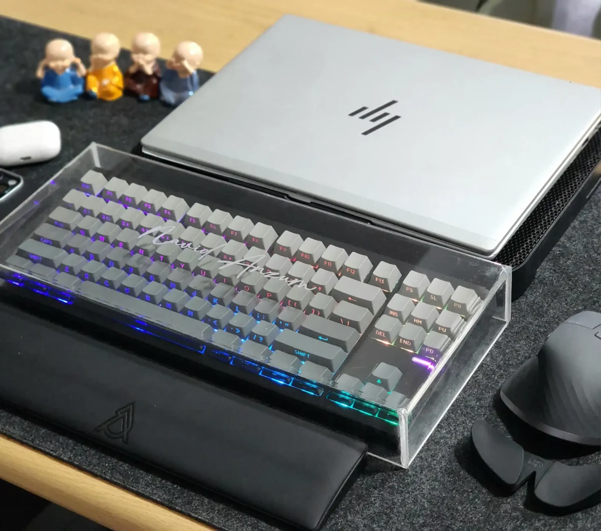 Custom Acrylic Keyboard Dust Cover For Keyboard | Custom Name Available ...