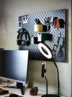 30x22 – Inch Premium Horizontal Aesthetic Pegboard Organizer | Metal or Plywood Option - Image 4