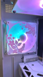 Sakura Flower on a Branch - PC Fan Shroud/ Grill /Cover - 120mm, 140 mm - Two Colors