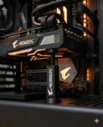 AORUS Theme GPU Anti-Sag Support Bracket ( 70mm to 125mm Adjustable GPU Holder) - Image 2