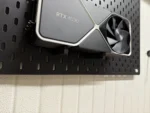 GPU Holder for Pegboard – Pegboard Mounted Graphics Card Display Stand - Image 3