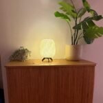 The Striped Swirl  Elegant Bedside Lamp - Image 6