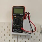 Multimeter Holder for Pegboard – Pegboard Mounted Tester Organizer