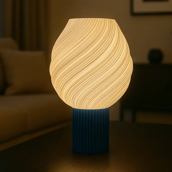 Orivyn Ripple – Modern Ambient Table Lamp
