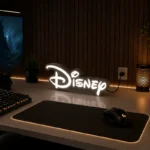 Disney3D Logo Lamp – App Controlled RGB LED Sign