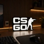 CSGO 3D Logo Lamp – App Controlled RGB LED Sign