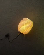 The Striped Swirl  Elegant Bedside Lamp - Image 2