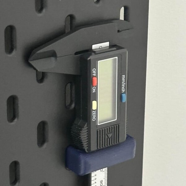 Caliper Holder for PegBoard