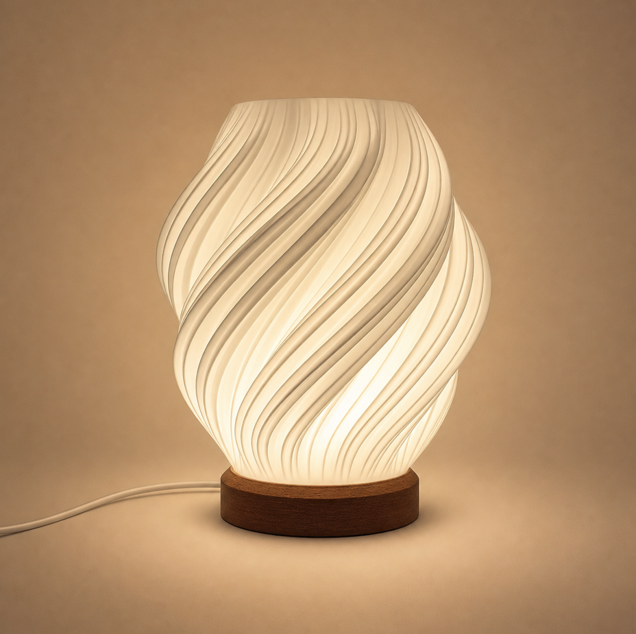 LUMINA SPIRAL Lamp (2) LUMINA SPIRAL– Modern Ambient Table Lamp - Image 1