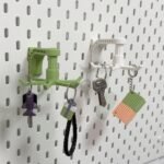 Rotating Key Hook for Pegboard | Key & Accessory Organizer