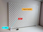 Pegboard Table Stand Holder - Image 2