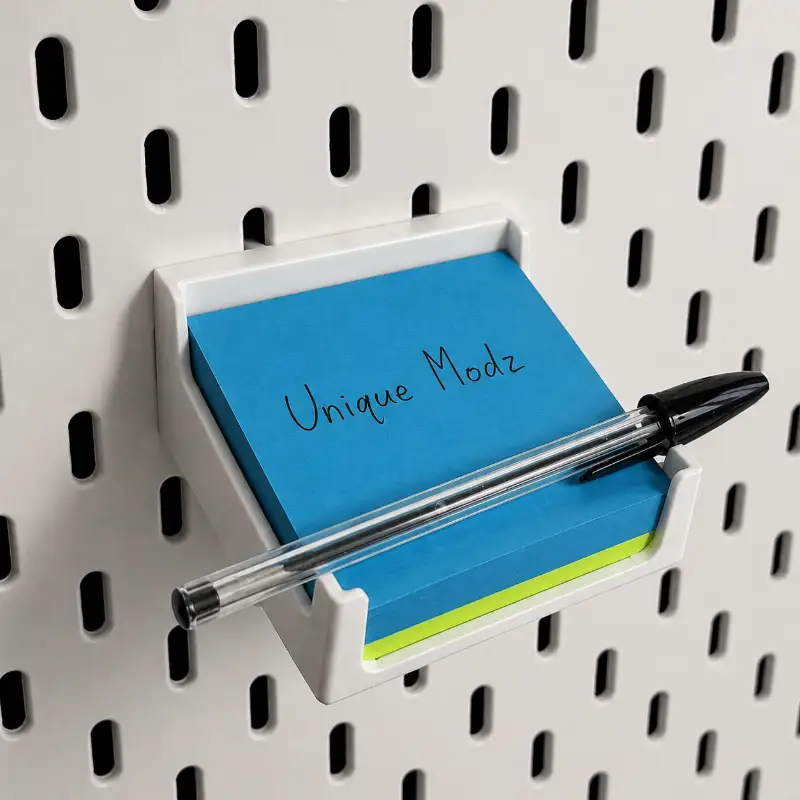 Uniqiue modz Sticky Note Holder for Pegboard - Image 1