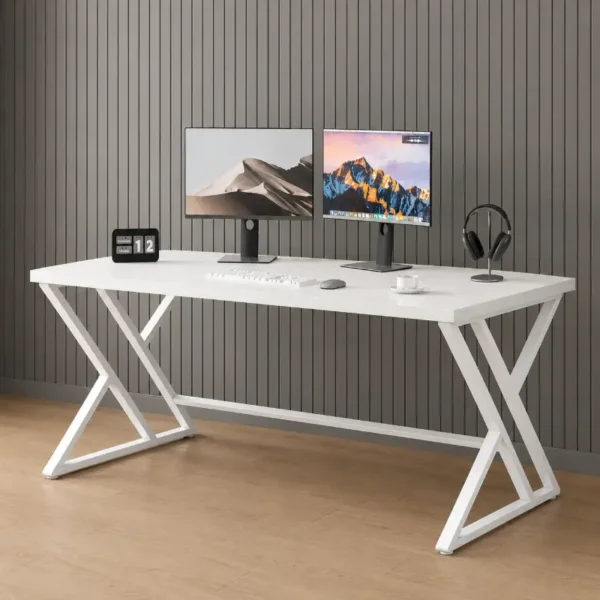 CrossLeg Pro Desk | Heavy-Duty Metal Frame