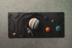 4mm Midnight Galaxy Gaming Mouse Pad  ( 900mm X 400mm )