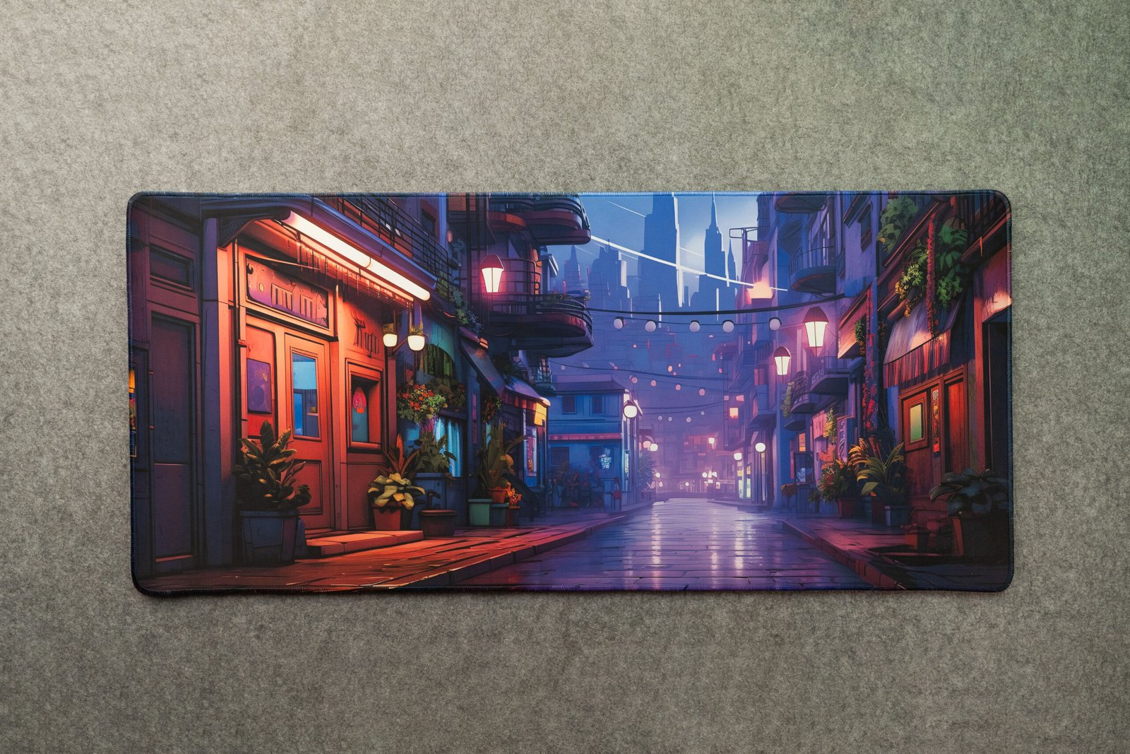 DSC02763-1 Neon City Gaming Mouse Pad (900mm X 400mm - 4mm) - Image 1