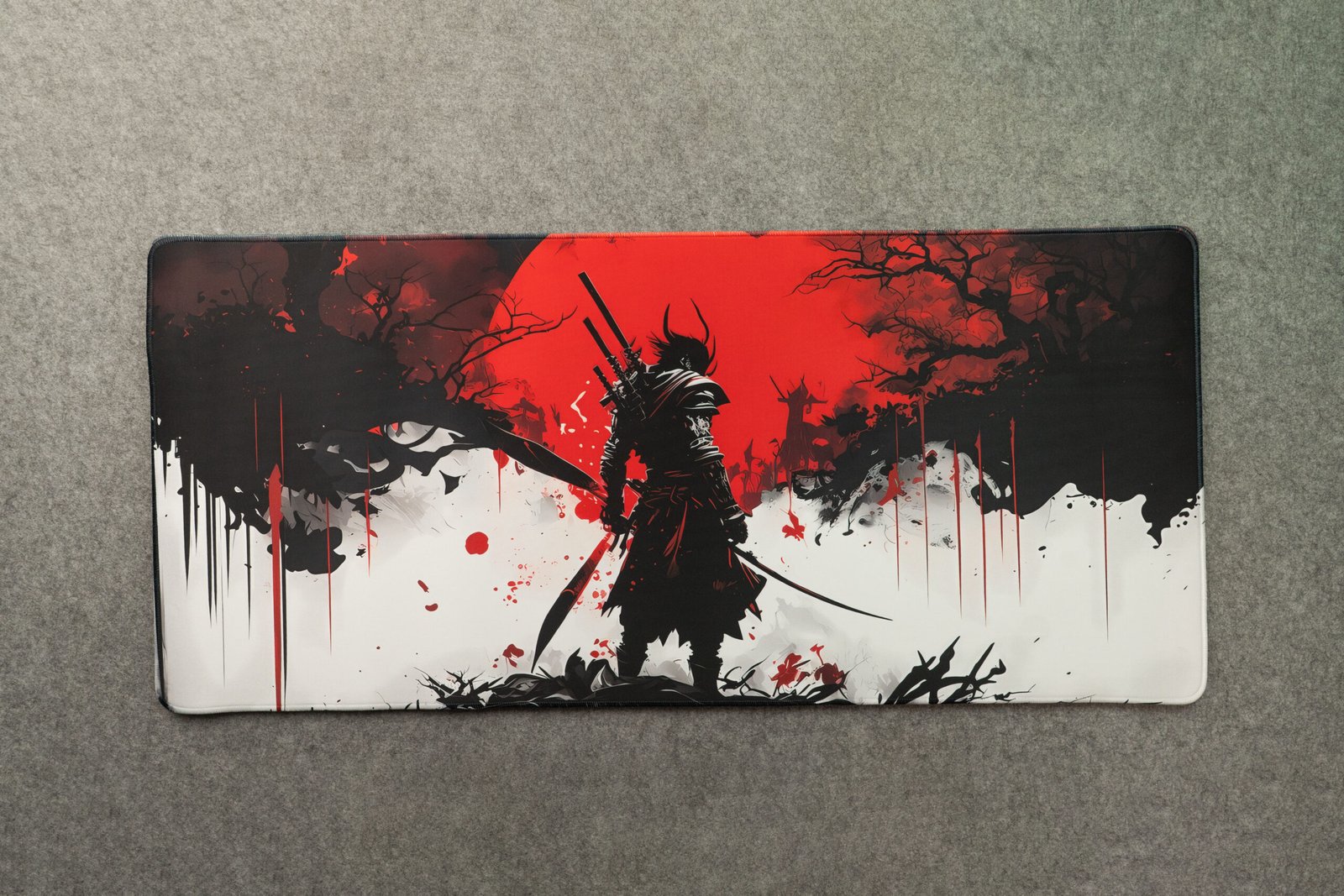 DSC02764-1 Blood Moon Samurai Gaming Mouse Pad (900mm X 400mm - 4mm) - Image 1