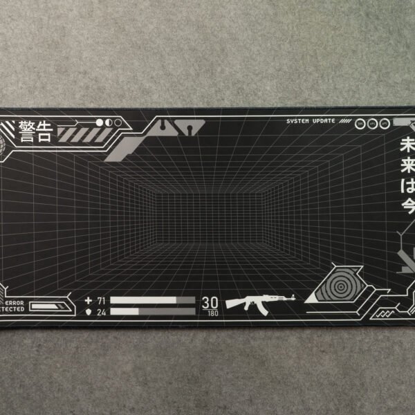 INTERFACE (Black) Gaming Mouse Pad  (900mm X 400mm - 4mm)