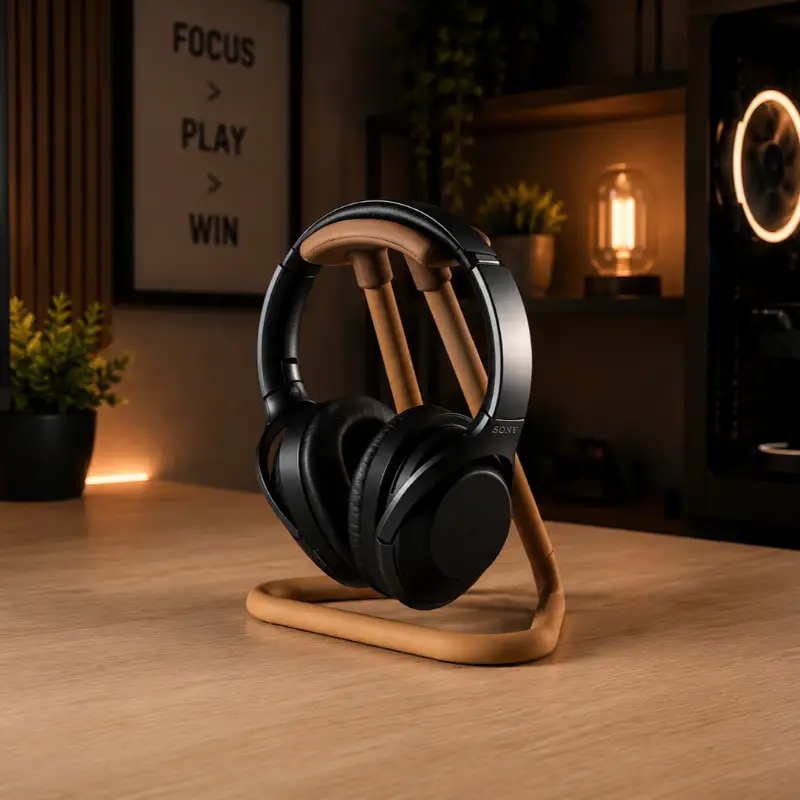 HaloDock Unique modz (2) HaloDock Headphone Holder – Stylish Headset Stand for Desk Setup - Image 1