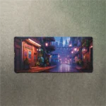 4mm Neon City Gaming Mouse Pad  (900mm X 400mm )