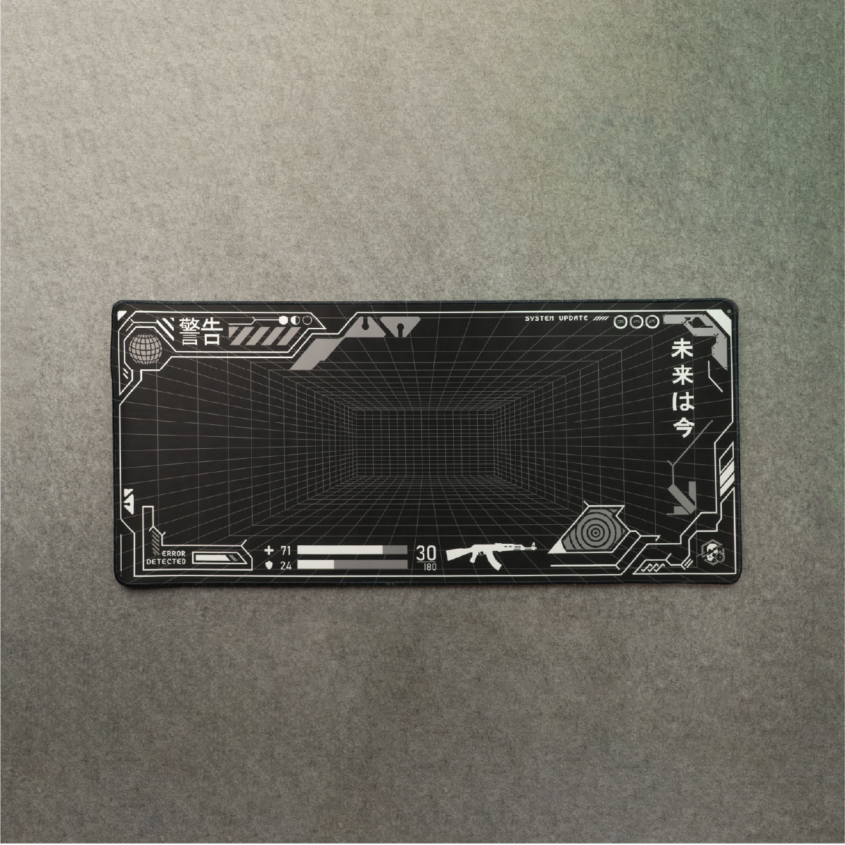 Unipadz (9) 4mm INTERFACE (Black) Gaming Mouse Pad (900mm X 400mm ) - Image 1