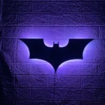 Bat Wing Ambient RGB Wall Sign | Premium Gaming Room Decor - Image 3