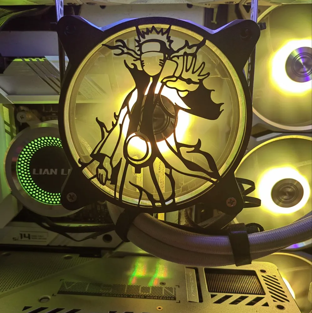 7522177767 Naruto Uzumaki120mm PC Fan Grill For PC - Image 1