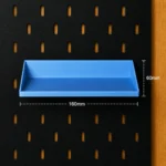 Flat Storage Tray (17×6cm) for Pegboard | 3D Printed Pegboard Organizer - Image 2