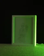 One Peice  Dual Mode Photo Frame – LED Light & Normal Display - Image 2
