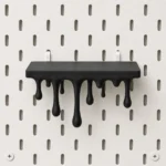 Melting Modern Shelf for Pegboard |  Decorative Display Shelf - Image 3