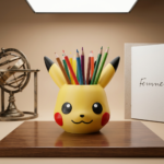 Pikachu-Inspired Pen Cup | 3D Printed Desk Organizer & Pencil Holder