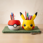 Pikachu-Inspired Pen Cup | 3D Printed Desk Organizer & Pencil Holder - Image 2