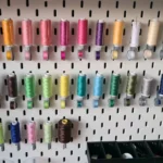 Thread & Bobbin Holder for Pegboard (10 Pcs Set) | Sewing Organizer - Image 2