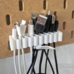 Universal Cable Holder for Pegboard | Cable Management Organizer