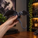3D Printed Flying Dragon Figurine – Articulated Fantasy Dragon Model - Image 4