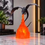3D Printed Flying Dragon Figurine – Articulated Fantasy Dragon Model - Image 2