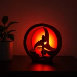 Itachi Sharingun Light Box | 3D Printed Anime Night Lamp
