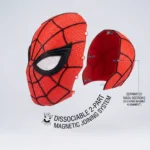 3D Printed Spider-Man Wearable Shell Mask with Magnetic Joint - Image 4