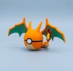3D Printed Charizard Pokéball Figurine - Desk Display & Collectible
