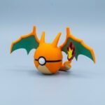 3D Printed Charizard Pokéball Figurine - Desk Display & Collectible