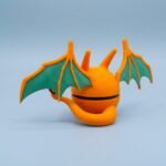 3D Printed Charizard Pokéball Figurine - Desk Display & Collectible - Image 2